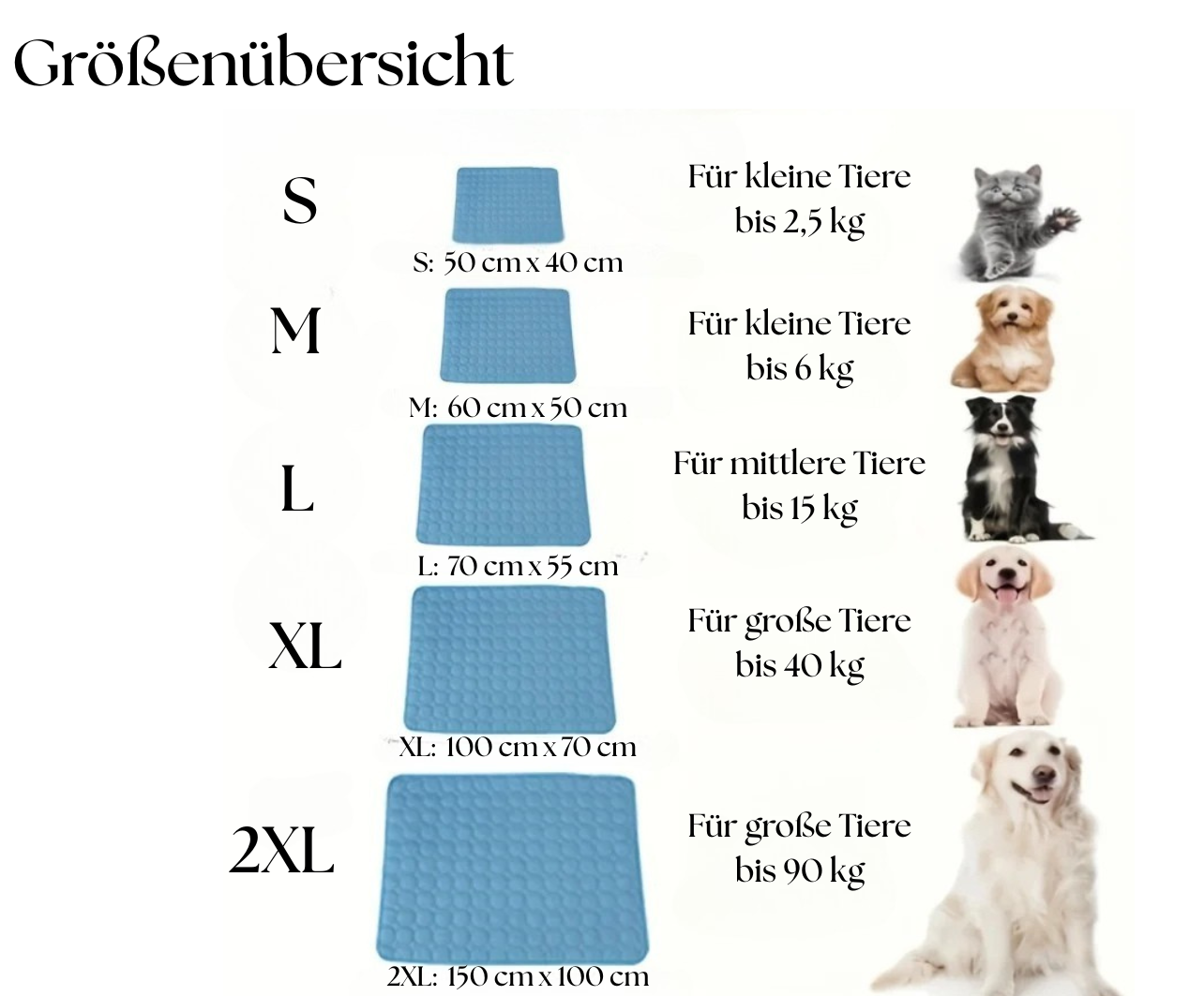 Hunde Kühlmatte